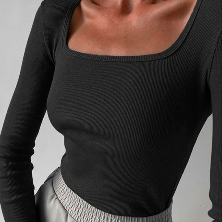 Basico Mujer Top Rip Ana Macgregor Negro