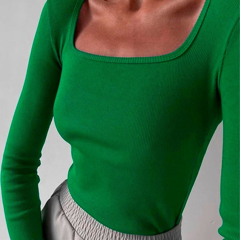 Basico Mujer Top Rip Ana Macgregor Verde