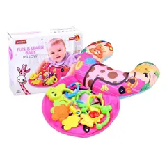 MEYING - Cojin de Estimulacion Para Gateo Del Bebe Con Sonajeros