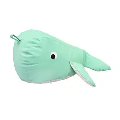 MULTITOP - Puff Ballenita Grande Verde Agua