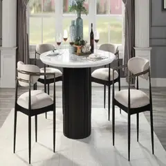 DMUEBLES - Comedor 4 sillas Jaramillo - Beige
