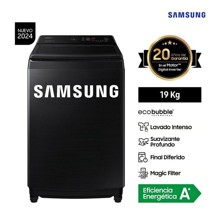 Lavadora Carga Superior 19Kg WA19CG6441BV