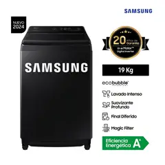 SAMSUNG - Lavadora Carga Superior 19Kg WA19CG6441BV
