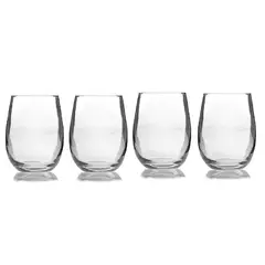 GLASSIA - Set 4 piezas vasos Napa alto 500 ml