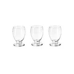 GLASSIA - Set 3 piezas copas Ferrara 300 ml