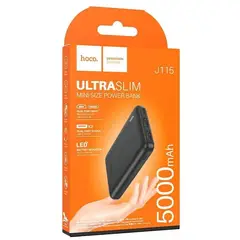 HOCO - Cargador Portatil PowerBank j115 5000 mAh - Negro