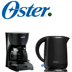 OSTER - COMBO CAFETERA BVSTDCDR5B Y HERVIDORBVSTKT3101