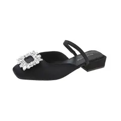 TIOZONEY - Sandalias Mujer con Diamantes