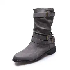 TIOZONEY - Botas casual para mujer
