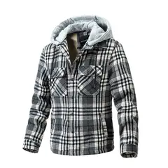 TIOZONEY - Poleron Casual ajustado con gorro Hombre - Negro