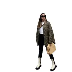 TIOZONEY - Chaqueta para Mujer - Verde