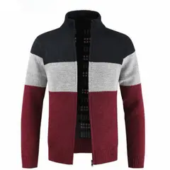 TIOZONEY - Chaqueta de hombre con bloques de color