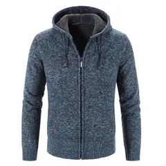 TIOZONEY - Chaqueta gruesa con capucha para hombre