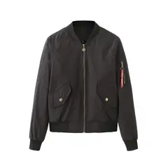 TIOZONEY - Chaqueta de mujer casual - Negro
