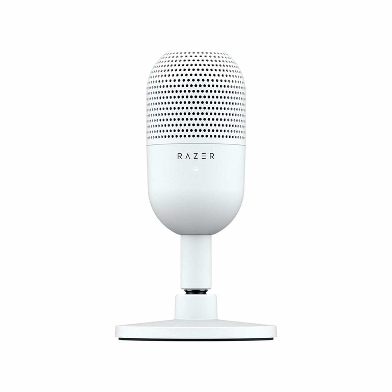 Microfono Gamer Seiren V3 Mini Usb Con Sensor Touch Silent White