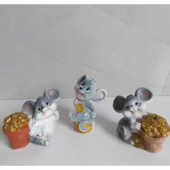 GENERICO - Adornos Kit Ratoncitos de la Suerte