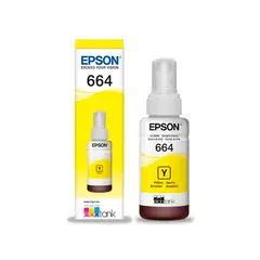 EPSON - TINTA 664 AMARILLO, 4000 PAG, L200/210/220/355 P/N: T664420-AL