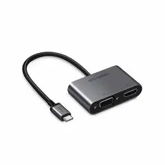 UGREEN - Adaptador USB-C a HDMI + VGA 50505 CM162