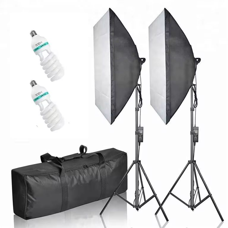 KIT DE ILUMINACIÓN SOFTBOX DE 1 FOCO PARA ESTUDIO DE FOTOGRAFÍA