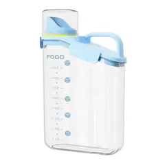 IMPORTADO MC - ORGANIZADOR DE ALIMENTOS MENESTRERO 2500 ML Y VASO MEDIDOR CELESTE