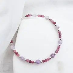 INTUERI - Pulsera Cami Turmalina Rosa