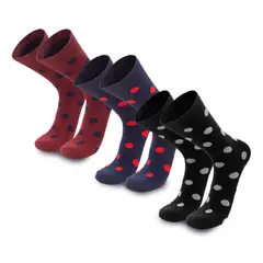 SILVERA NANOTECH - Medias de algodón pima oficina reuniones clásicas hombre mujer 3-pack