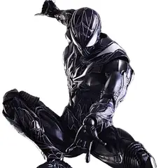 MARVEL - Spiderman Play Arts Kai Spider-Man Black Suit 25cm