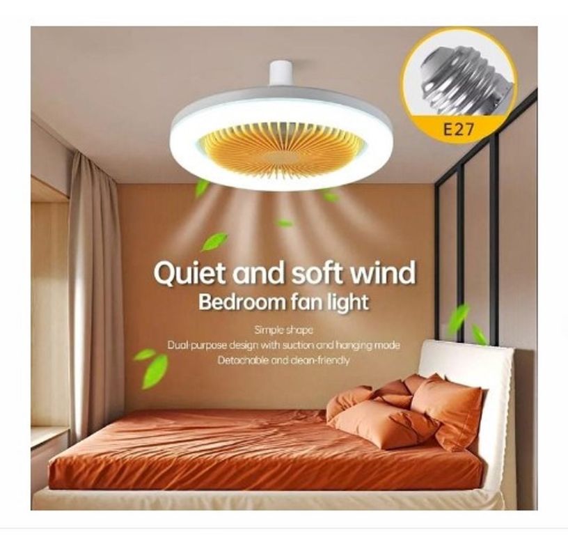 Foco Ventilador de techo ahorrador 30W con CONTROL