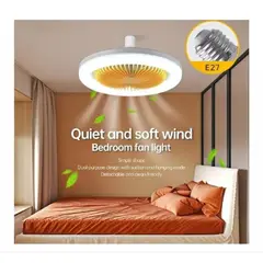 GENERICO - Foco Ventilador de techo ahorrador 30W con CONTROL