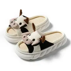 GENERICO - Pantuflas sandalias Kawaii Vaquita
