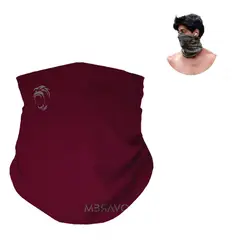 GENERICO - CUELLERA BANDANA TUBULAR DEPORTIVA ANTIALERGICA VINO
