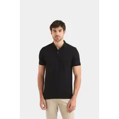 VELEZ - Vélez Polo Casual Algodón Pima Negro