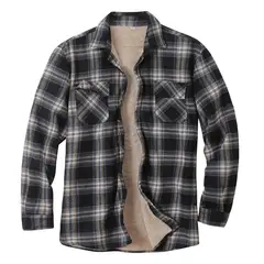 TIOZONEY - Camisa térmica para hombres - Negro