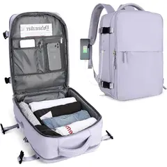 TIOZONEY - Mochila de viaje para mujeres hombros