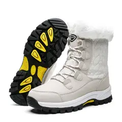 TIOZONEY - Botas de algodón de nieve para Mujer