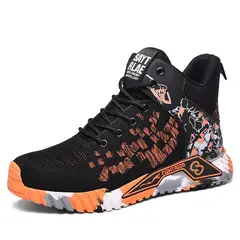 TIOZONEY - Bototo De Trabajo y Antipinchazos Hombre - Naranja