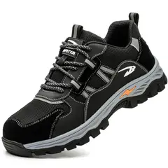 TIOZONEY - Zapatillas de trabajo indestructibles para hombre