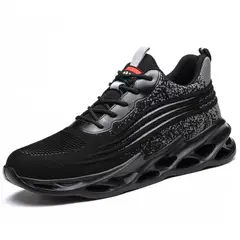 TIOZONEY - Zapatos de seguridad ligeros para hombre