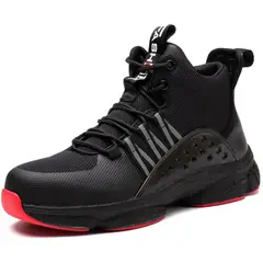 TIOZONEY - Zapatos de seguridad ligeros para hombre