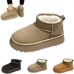 TIOZONEY - Engrosar las botas de nieve - Marrón