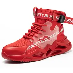 TIOZONEY - Zapatos de trabajo antiperforaciones para hombre