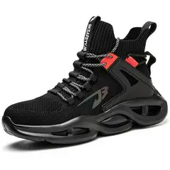 TIOZONEY - Zapatos de trabajo antiperforaciones para hombre