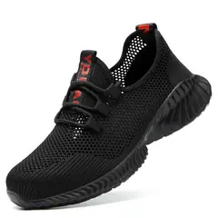 TIOZONEY - Zapatos de seguridad cómodos y ligeros