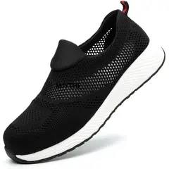 TIOZONEY - Zapatos de seguridad cómodos y ligeros