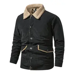 TIOZONEY - Chaqueta informal cálida y gruesa para hombre