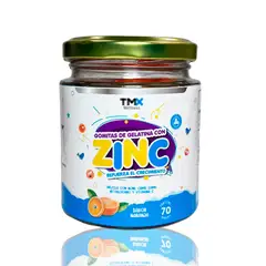 GENERICO - Zinc Para Niños 70 Gomitas Tmx Wellness Sabor Naranja