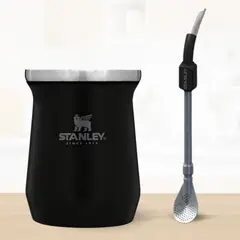 STANLEY - Combo de Matero y Bombilla Negro