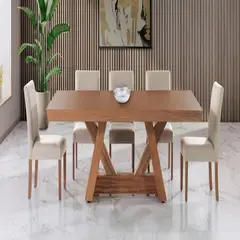 DMUEBLES - Comedor 6 sillas Matera - Beige