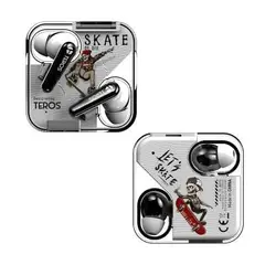 TEROS - Audífonos TE-8072N Bluetooth TWS Blanco