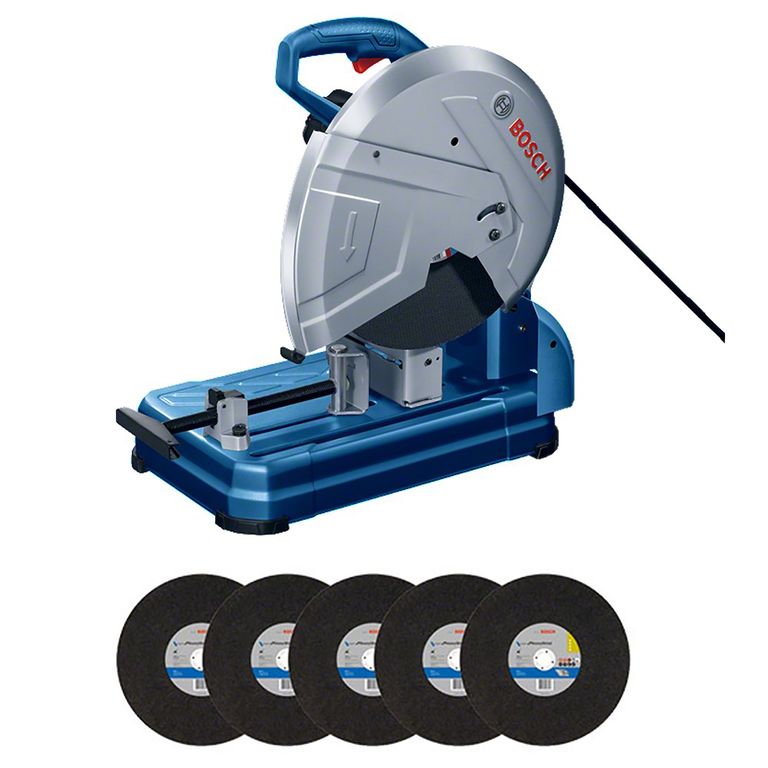 Tronzadora De Metales Gco 14-24 2400w + 5 Discos